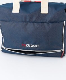 23区GOLF シューズ収納付【UNISEX】合皮×デニム調ボストンバッグ