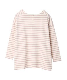 earth music&ecology バック釦ボーダーチュニック