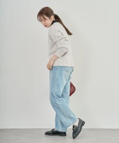 Green Parks 毛ふきシャギーＶネックカーディガン