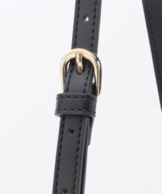 LA BAGAGERIE ソフトエナメル2WAYハンドバッグ Mサイズ