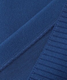 J.PRESS LADIES L ニードルパンチ ハーフジップ カットソー