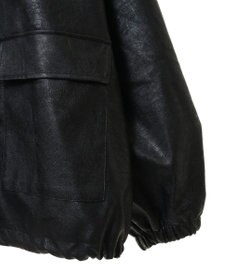 Green Parks ・ＥＬＥＮＣＡＲＥ　ＤＵＥフェイクレザーＺＩＰブルゾ