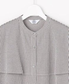 J.PRESS LADIES 【一枚で着映え】サッカージャージー バンドカラー カットソー