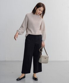 ANY 【吸湿発熱】any HEAT ワイドパンツ