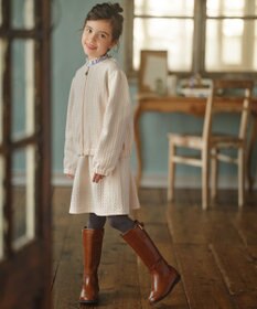 組曲 KIDS 【110-140cm】ホイップキルト ブルゾン