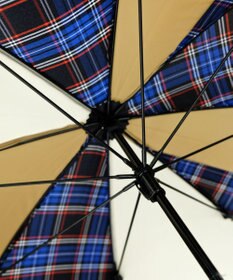 +RING 【限定/日本製】UNISEX  プラスリング 長傘60cm BGE/CHK SR21