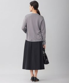 自由区 L 【アンサンブル対応・洗える】シャインハイゲージ カーディガン