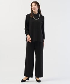 J.PRESS LADIES L 【セットアップ対応】セラテリーダブルクロス セミワイド パンツ