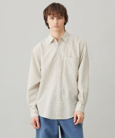 UNFILO MENS コットンライク レギュラーカラー シャツ