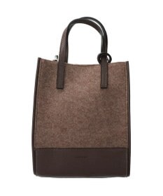 INTER-CHAUSSURES 【RIPANI】レザーハンドルフェルトバッグ