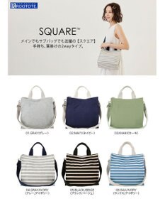 ROOTOTE 1413【無地＆ボーダー】/ NA.スクエア2way.テンジク-B