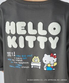 OP／FILA 【Ocean Pacific×ハローキティ】サガラ刺しゅうビッグTシャツ