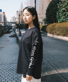 SHARE PARK LADIES 【UNISEX】吸水速乾 ショルダーロゴロングスリーブTシャツ（S・Mサイズ）