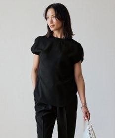 ICB 【洗える】FluidBackSatin ラウンドヘムプルオーバー