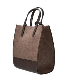 INTER-CHAUSSURES 【RIPANI】レザーハンドルフェルトバッグ