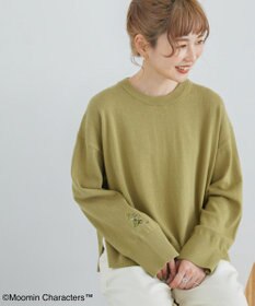 AMERICAN HOLIC Moomin 袖刺繍ニットプルオーバー