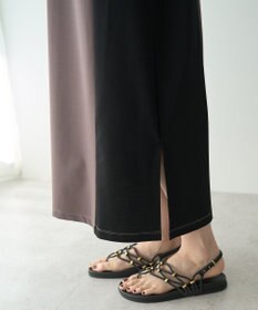 YECCA VECCA 2wayノースリーブカットワンピース