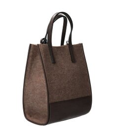 INTER-CHAUSSURES 【RIPANI】レザーハンドルフェルトバッグ