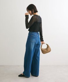 Green Parks ＳＥＴ２点　シャーリングビスチェ＋メッシュインナー