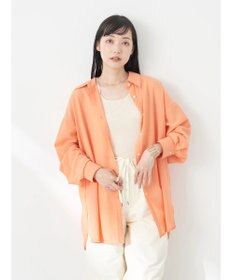 earth music&ecology シアーボーイズライクシャツ