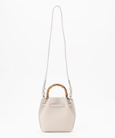 23区 バンブーハンドルミニショルダーバッグ