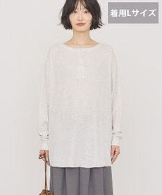 AMERICAN HOLIC 【選べる丈】ヘンリーネックワッフルメロープルオーバー