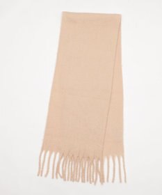 WEGO 【マフラー/ユニセックス着用】ワイドフリンジストール