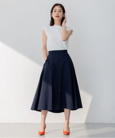 組曲 【洗える】C/Nyブロード スカート