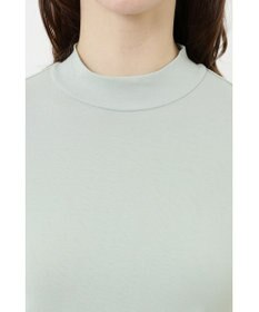 DAKS コットン天竺スタンドカラーカットソー