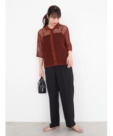 Green Parks きれいシルエットパンツ（ワイドストレート）