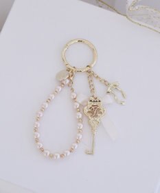 Maison de FLEUR キーリボンパール2Wayチャーム