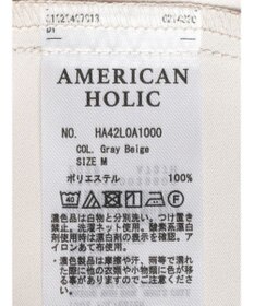 AMERICAN HOLIC イージーケア＋接触冷感　ドルマンブラウス