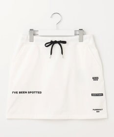 PW CIRCULUS 【WOMEN】【洗える/軽量】裏毛 ロゴ スカート ゴルフウェア レディース