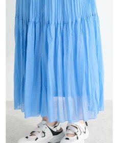 Green Parks シアープリーツボリュームスカート