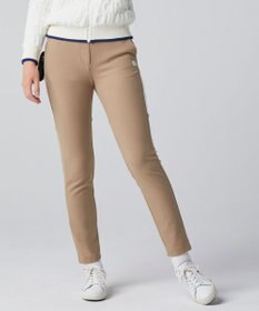 PW CIRCULUS 【WOMEN】【洗える/帯電防止/ストレッチ】ロゴ サイドライン パンツ