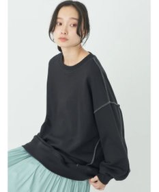 earth music&ecology 配色ルーズスウェット