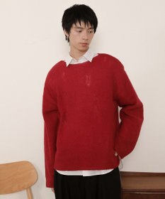 WEGO ダブルガーゼダメージプルオーバー