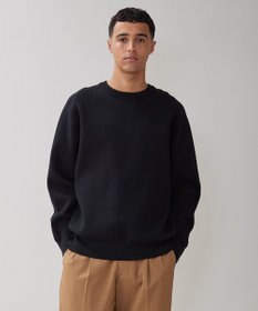 UNFILO MENS 【新色追加】スウェットライク クルーニット [24年秋冬商品]
