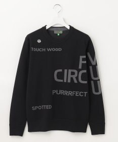 PW CIRCULUS 【MEN】【洗える/イージーケア】ロゴ カラーニット