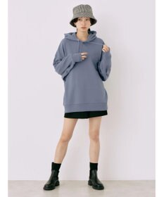 earth music&ecology スウェットルーズパーカー