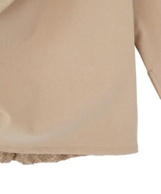 earth music&ecology レースレイヤードドレーププルオーバー