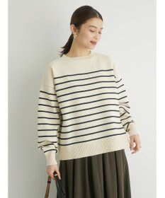 Green Parks ・ｎｏｖｅｍ９　ボーダーエアーニットプルオーバー