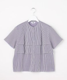 J.PRESS LADIES 【一枚で着映え】サッカージャージー バンドカラー カットソー