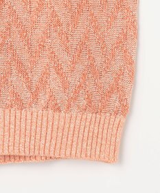 JOSEPH ABBOUD 【キングサイズ・エコ素材和紙使用・日本素材】和紙杢メッシュクルーネック ニット