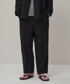 ATON TWIST WOOL LINEN | スタンダードパンツ - UNISEX