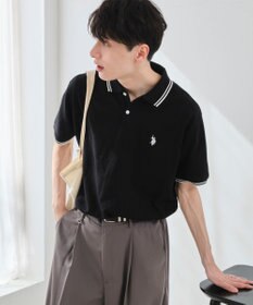 WEGO 【ユニセックス着用ITEM/SMLサイズ展開】別注USPOLOラインポロシャツ