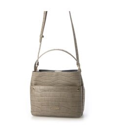 LA BAGAGERIE クロコエンボス2WAYバッグ