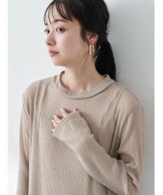 earth music&ecology ＳＥＴ２点シアーワンピース＋ペチワンピース