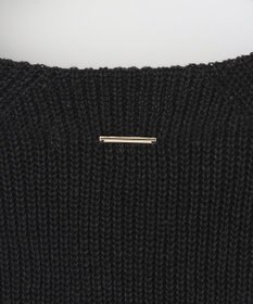 自由区 【XSサイズ～/洗える】リネンミドルゲージボートネック ニット