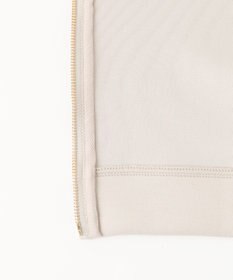 ANY L 【洗濯機可】ダンボールフレンチスリーブ ジップアップパーカー